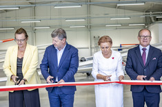 Nowy hangar Akademickiego Ośrodka Szybowcowego w Bezmiechowej