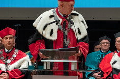 [FOTO] Ks. prof. Michał Heller doktorem honoris causa Politechniki Rzeszowskiej
